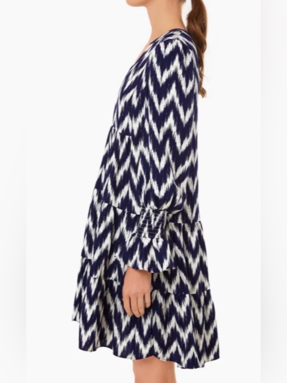 TUCKERNUCK POMANDER PLACE IKAT KENZO DRESS, SIZE XS.